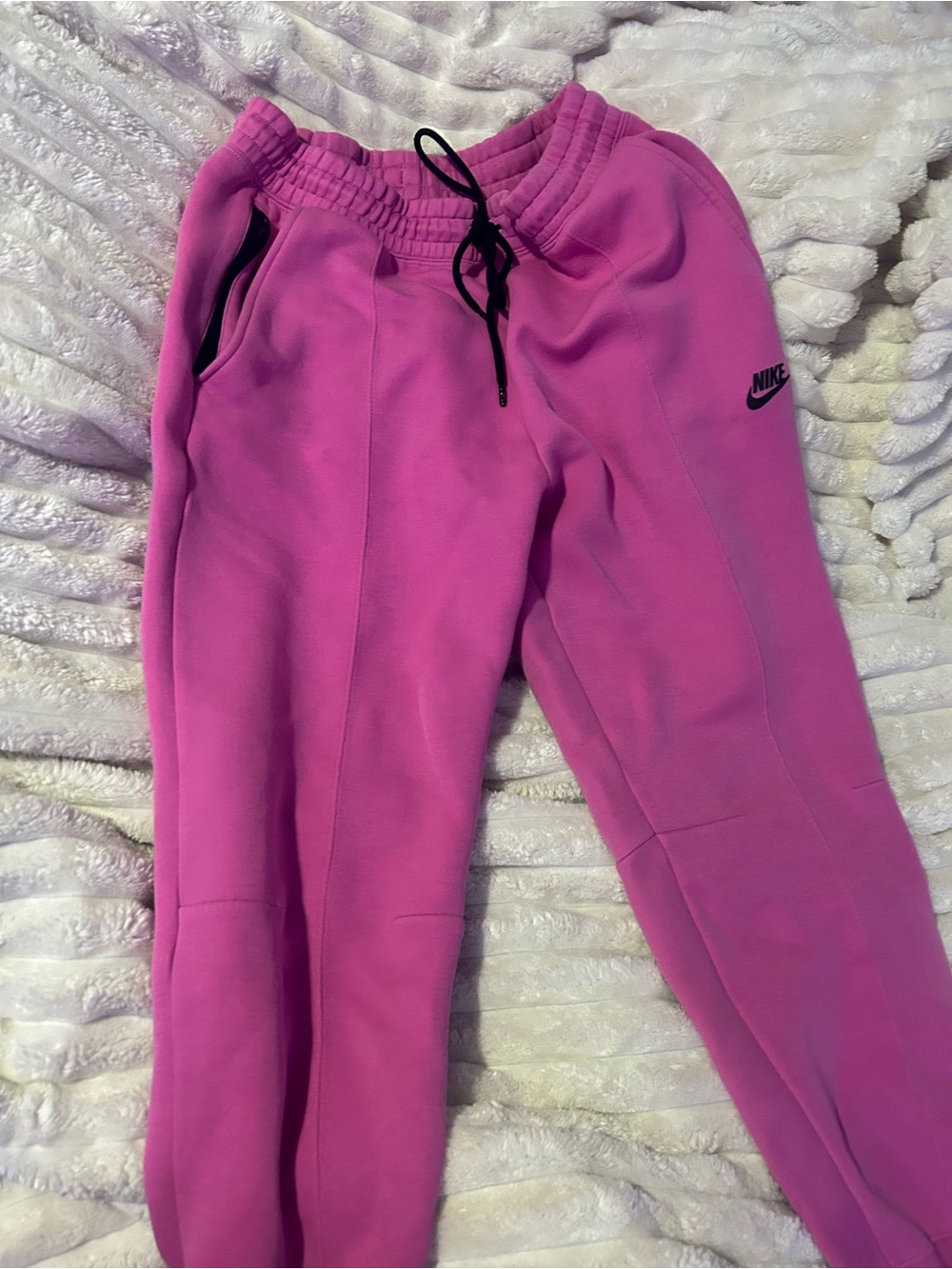 Nike 'Pink Fleece Jogger Pants
